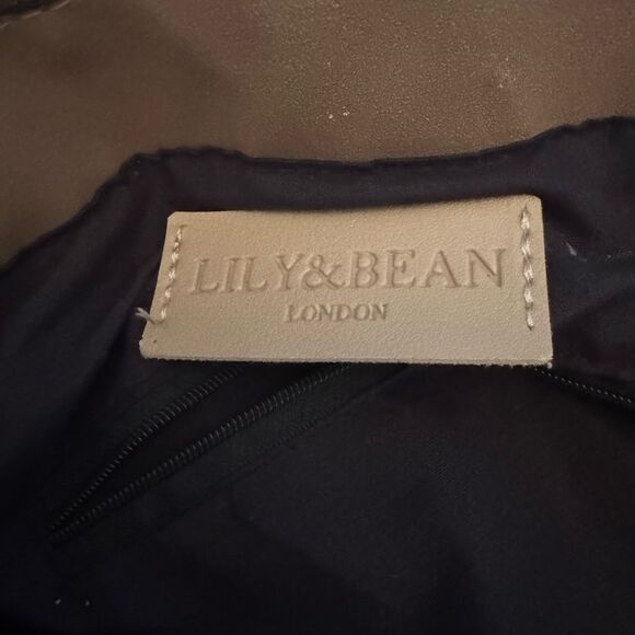 Lily & Bean Canvas Jumbo Tote Bag In Beige Personalised With Initials AI - Picture 7 of 7